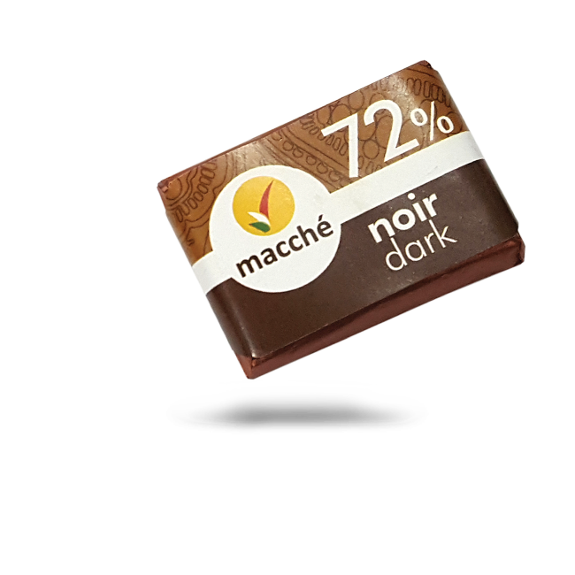 Mini Tavolette Cioccolato Fondente 72% Macché